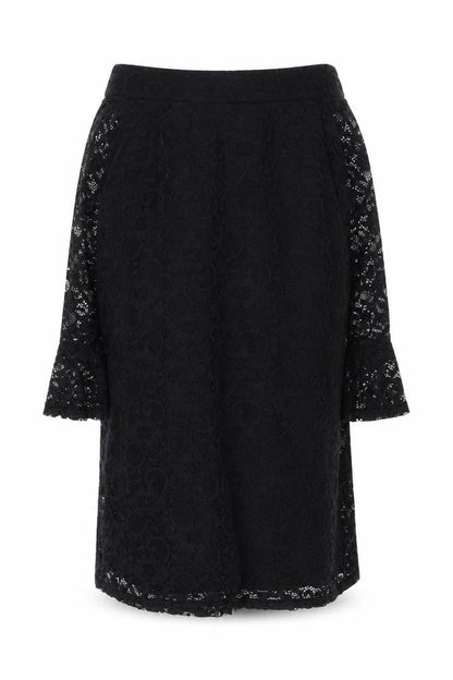 Lipsy Women’s Black Lace Off Shoulder Sheath Dress Size 10