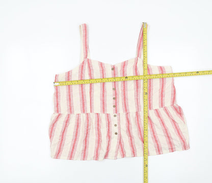 Womens UK Size 16 NEXT Multicoloured Camisole Blouse