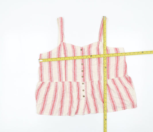 Womens UK Size 16 NEXT Multicoloured Camisole Blouse