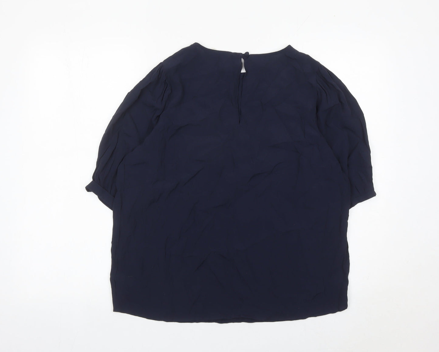 Womens UK Size 12 NEXT Blue Tunic Blouse