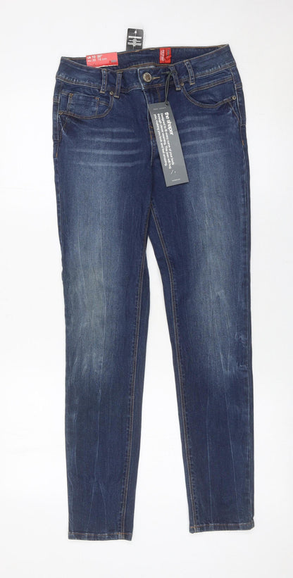 New Look Womens Blue Skinny Jeans Size 10 Slim Fit Denim