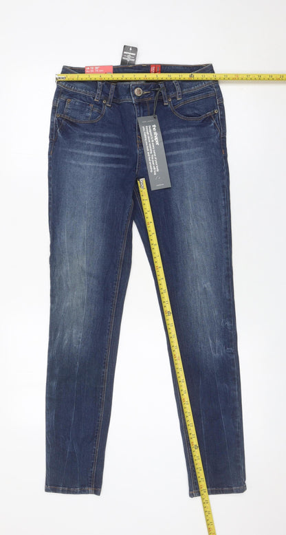 New Look Womens Blue Skinny Jeans Size 10 Slim Fit Denim