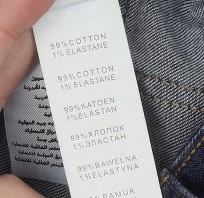 New Look Womens Blue Skinny Jeans Size 10 Slim Fit Denim