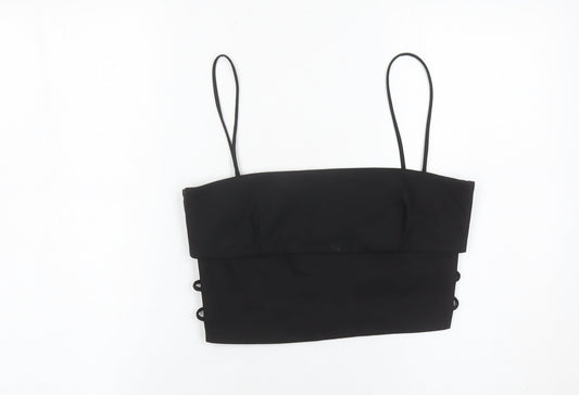 Womens UK Size 12 Zara Black Camisole Tank