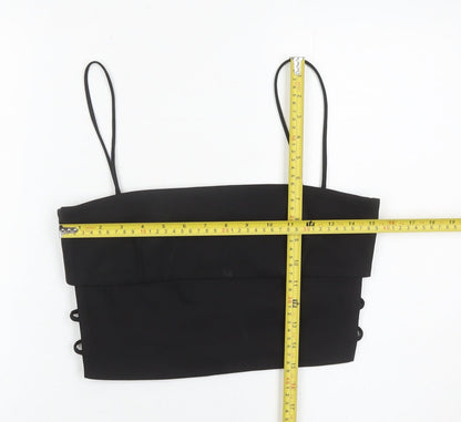 Womens UK Size 12 Zara Black Camisole Tank