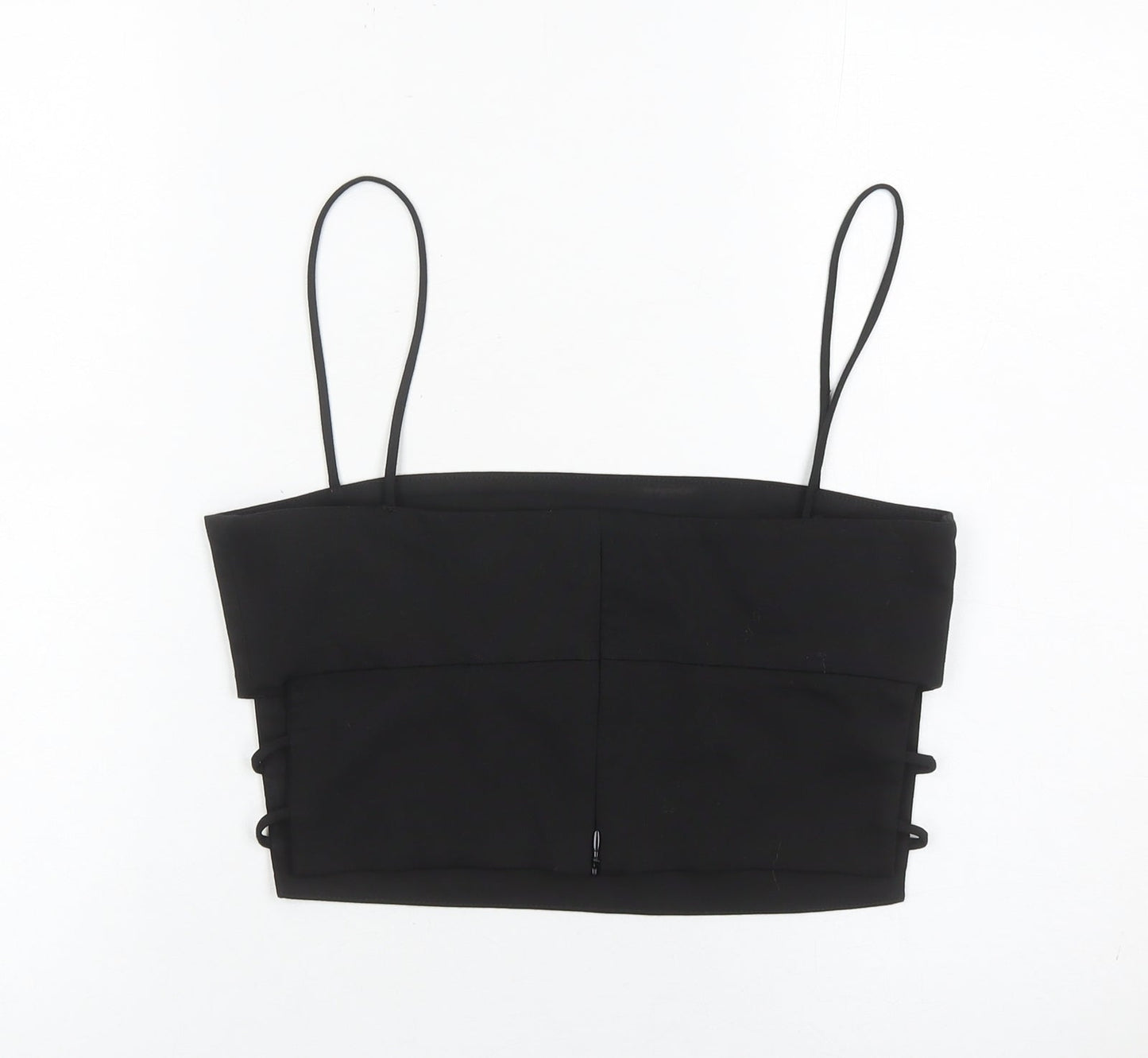 Womens UK Size 12 Zara Black Camisole Tank