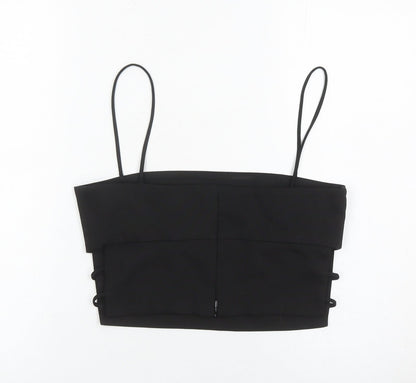 Womens UK Size 12 Zara Black Camisole Tank