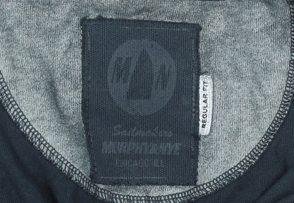 Wrangler Men’s Blue XL Striped Long Sleeve Polo Shirt Regular Fit