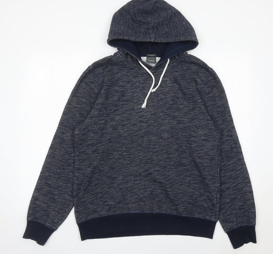Mens UK Size L JACK & JONES Blue Pullover Hoodie