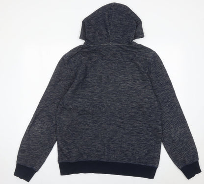 Mens UK Size L JACK & JONES Blue Pullover Hoodie
