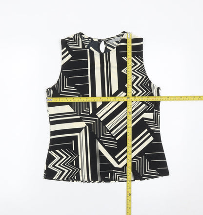 Womens UK Size 12 Marks and Spencer Black Basic Blouse