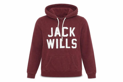Womens UK Size 14 Jack Wills Red Pullover Hoodie