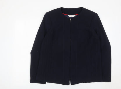 Womens UK Size 16 Bonmarché Blue Basic Jacket