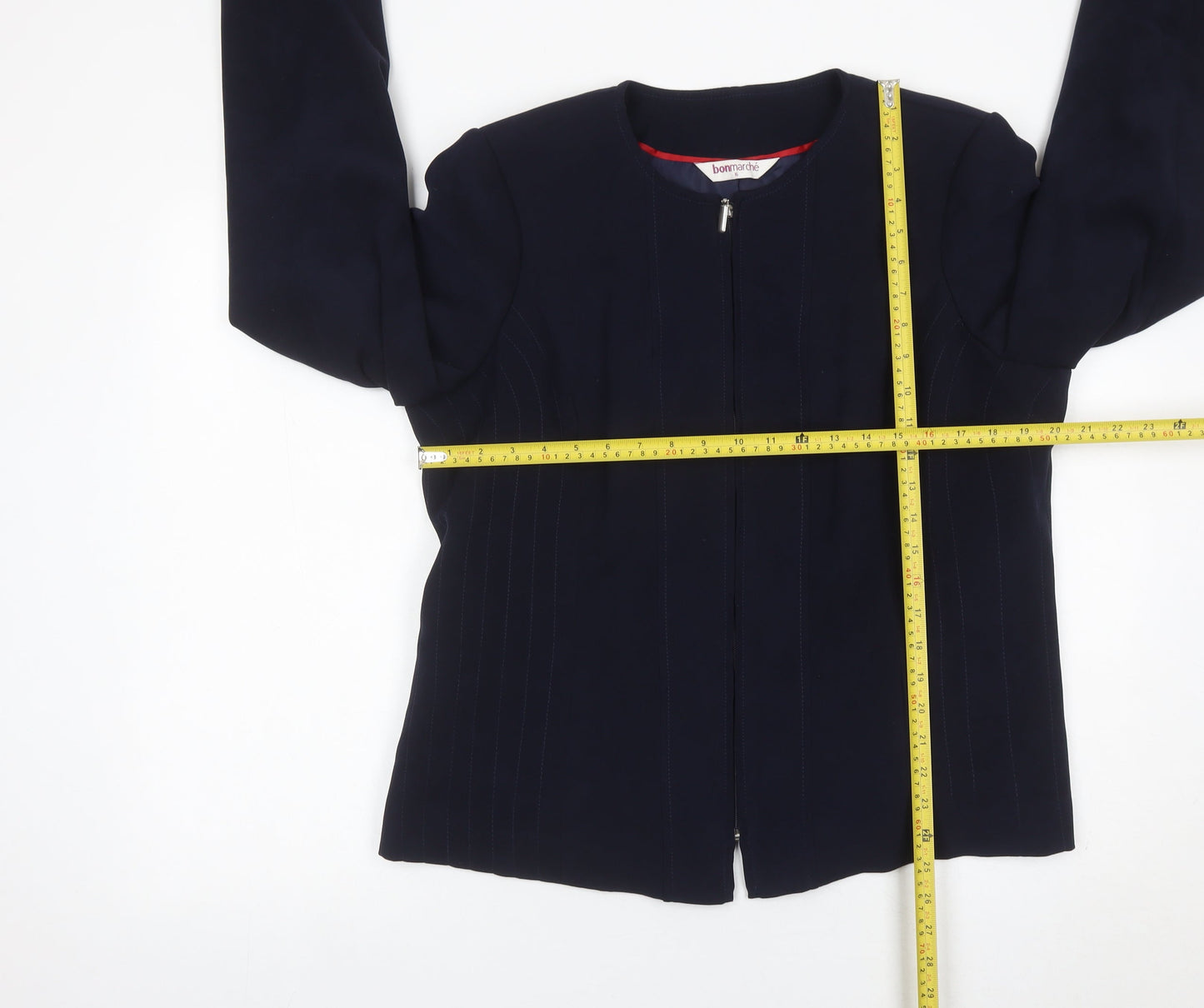 Womens UK Size 16 Bonmarché Blue Basic Jacket