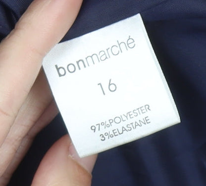 Womens UK Size 16 Bonmarché Blue Basic Jacket