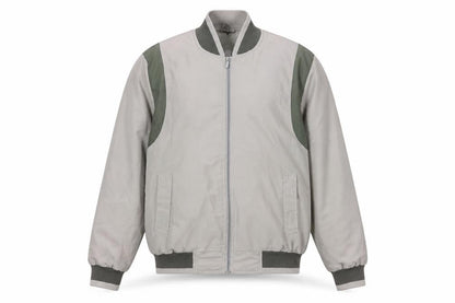 JBC Men’s Grey Polyester Basic Jacket Size M Full Zip Casual