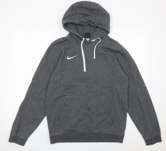 Mens UK Size S Nike Grey Pullover Hoodie
