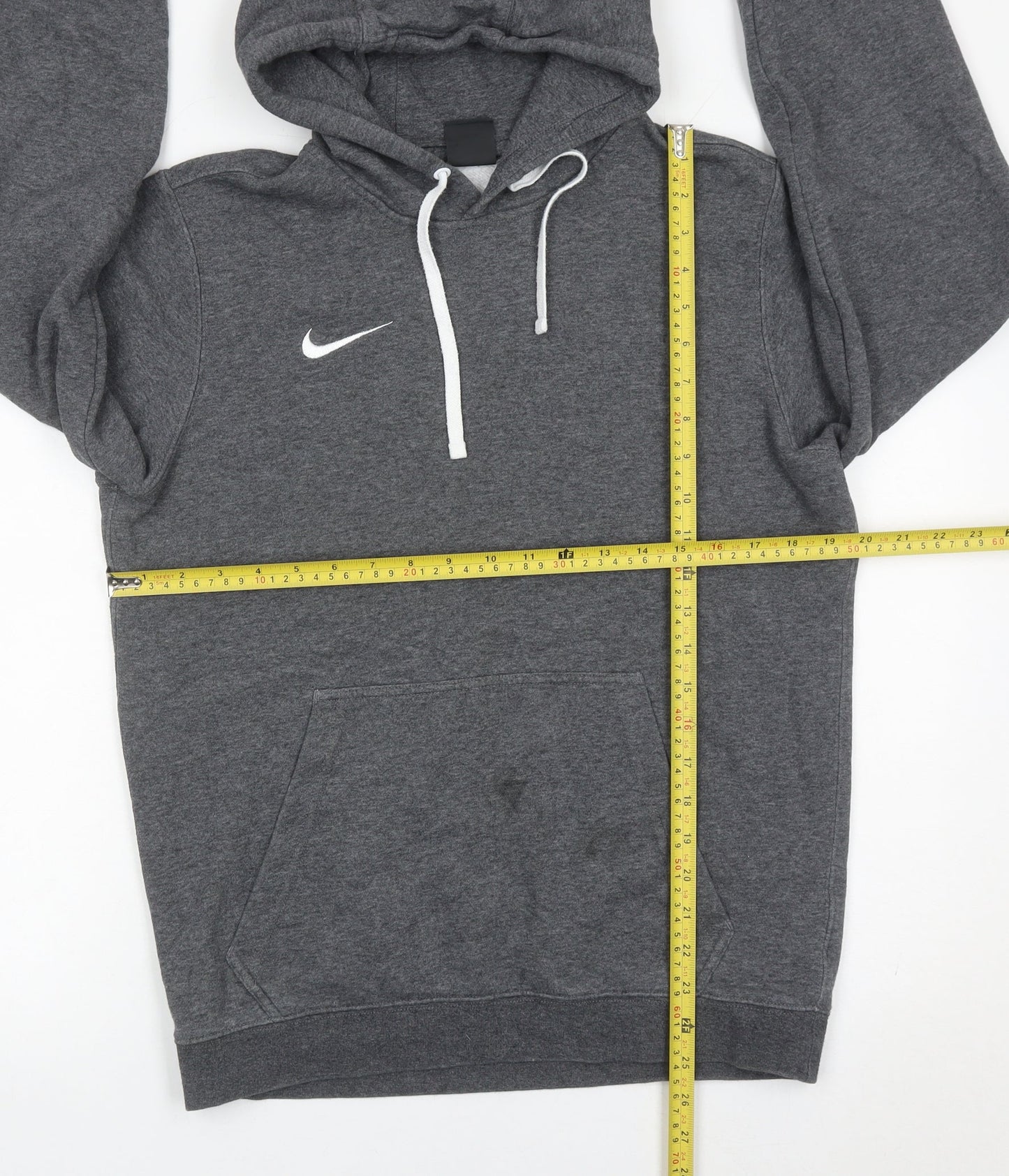 Mens UK Size S Nike Grey Pullover Hoodie