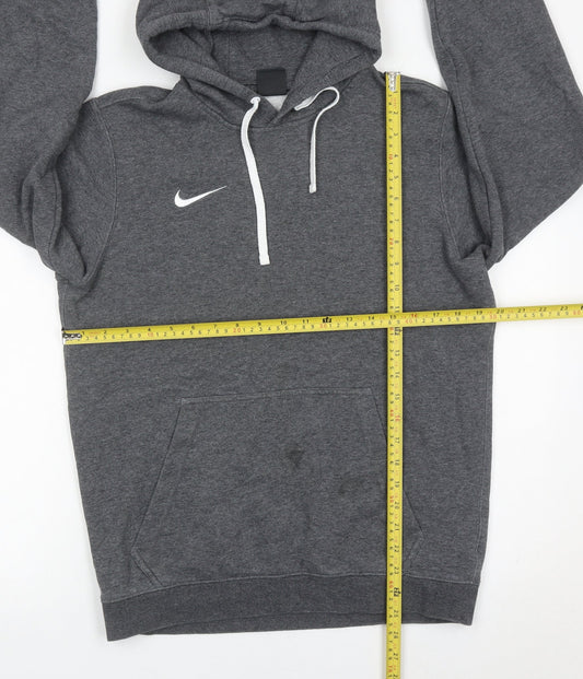 Mens UK Size S Nike Grey Pullover Hoodie