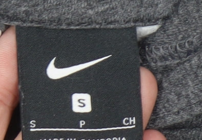 Mens UK Size S Nike Grey Pullover Hoodie