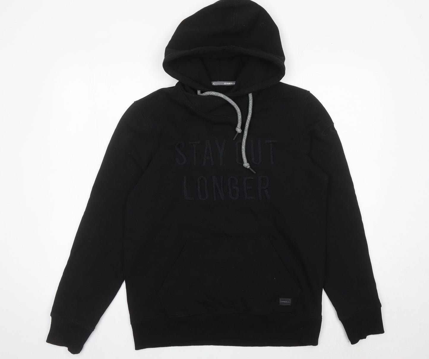 Mens UK Size S O'Neill Black Pullover Hoodie