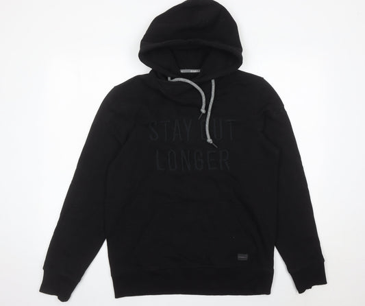 Mens UK Size S O'Neill Black Pullover Hoodie