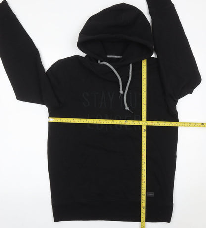 Mens UK Size S O'Neill Black Pullover Hoodie