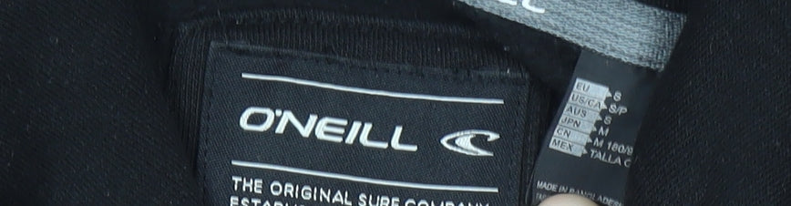 Mens UK Size S O'Neill Black Pullover Hoodie