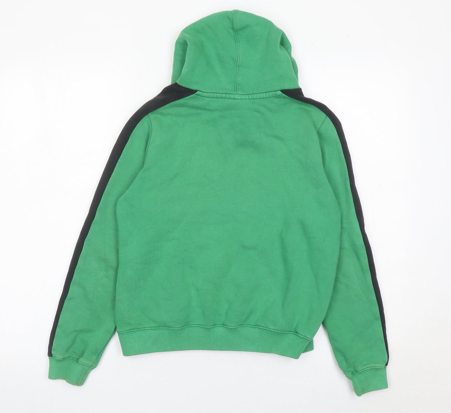 Macron Boys XS Green Pullover Hoodie Stoke City Football Logo