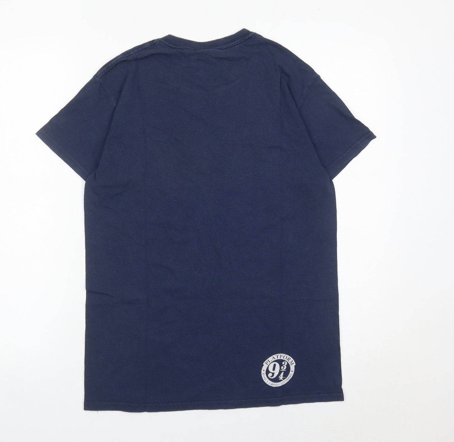 Harry Potter Ravenclaw T-Shirt Men Blue S Graphic Crest Cotton