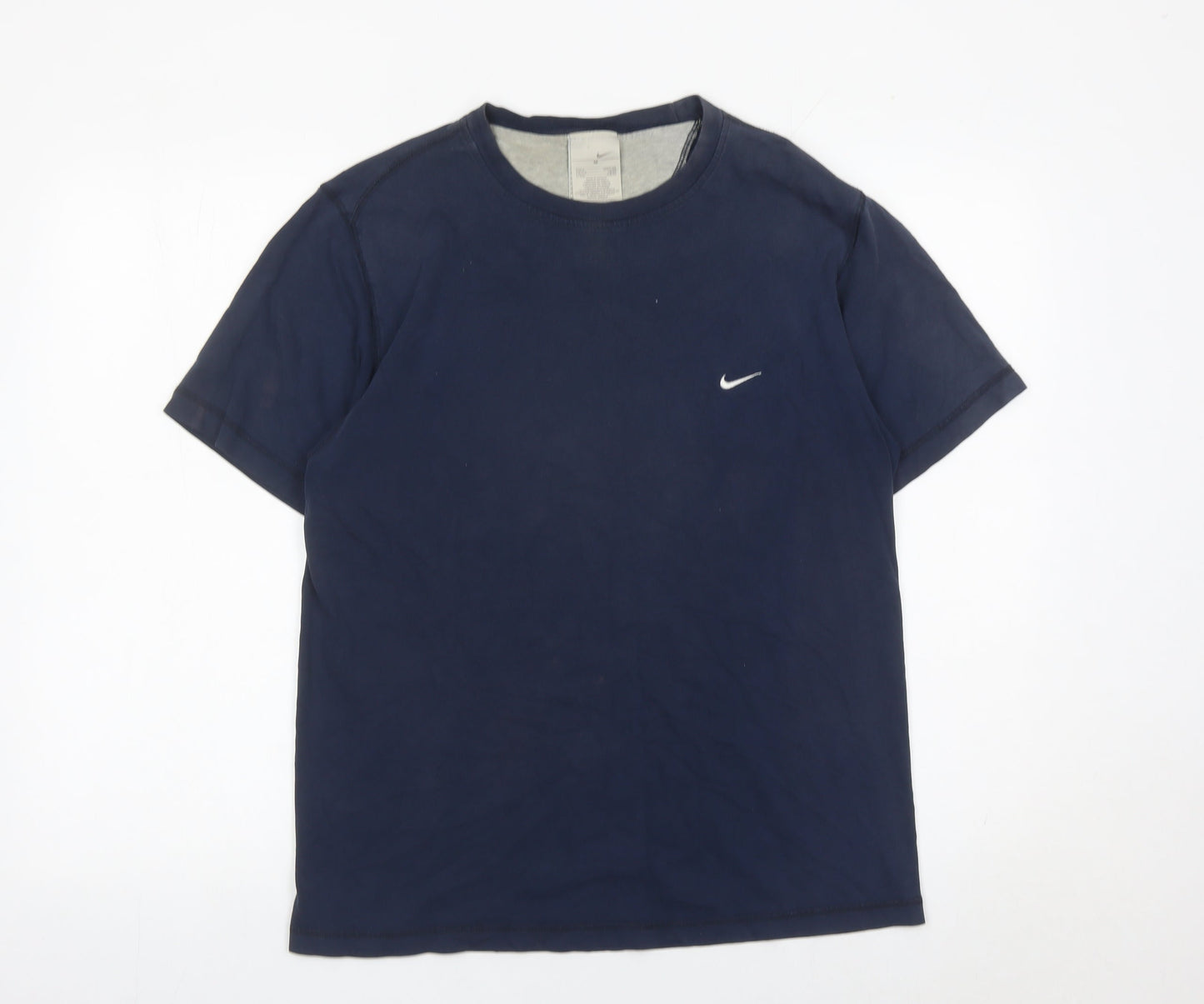 Nike Men’s Blue Medium Crew Neck Cotton T-Shirt