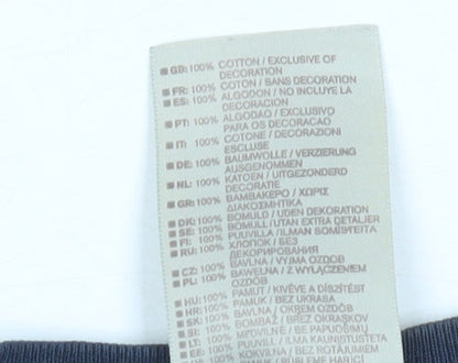 Nike Men’s Blue Medium Crew Neck Cotton T-Shirt