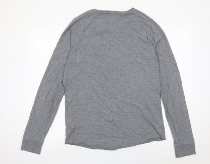 Tommy Hilfiger Men’s Grey Pullover Sweatshirt Size M Crew Neck