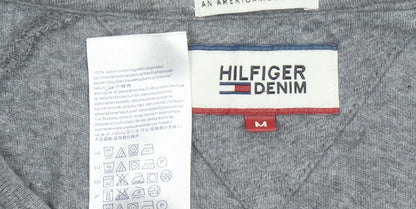 Tommy Hilfiger Men’s Grey Pullover Sweatshirt Size M Crew Neck