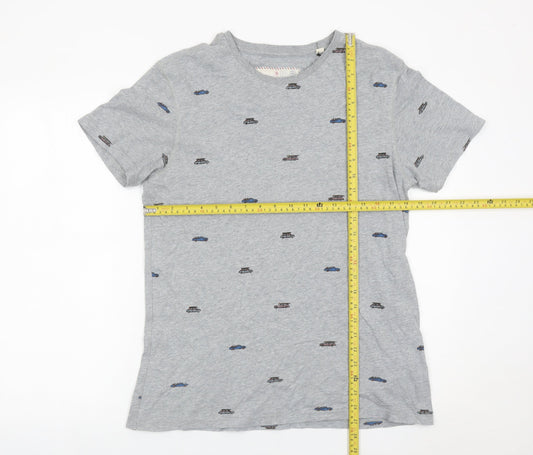 Mens UK Size S FatFace Grey  T-Shirt