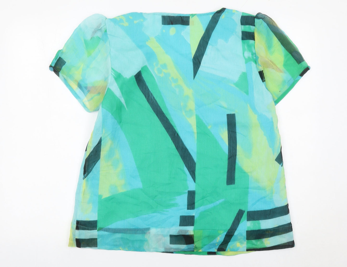 Womens UK Size L Fransa Multicoloured Tunic Blouse