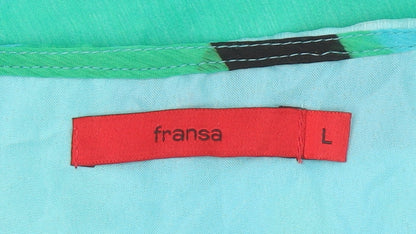 Womens UK Size L Fransa Multicoloured Tunic Blouse