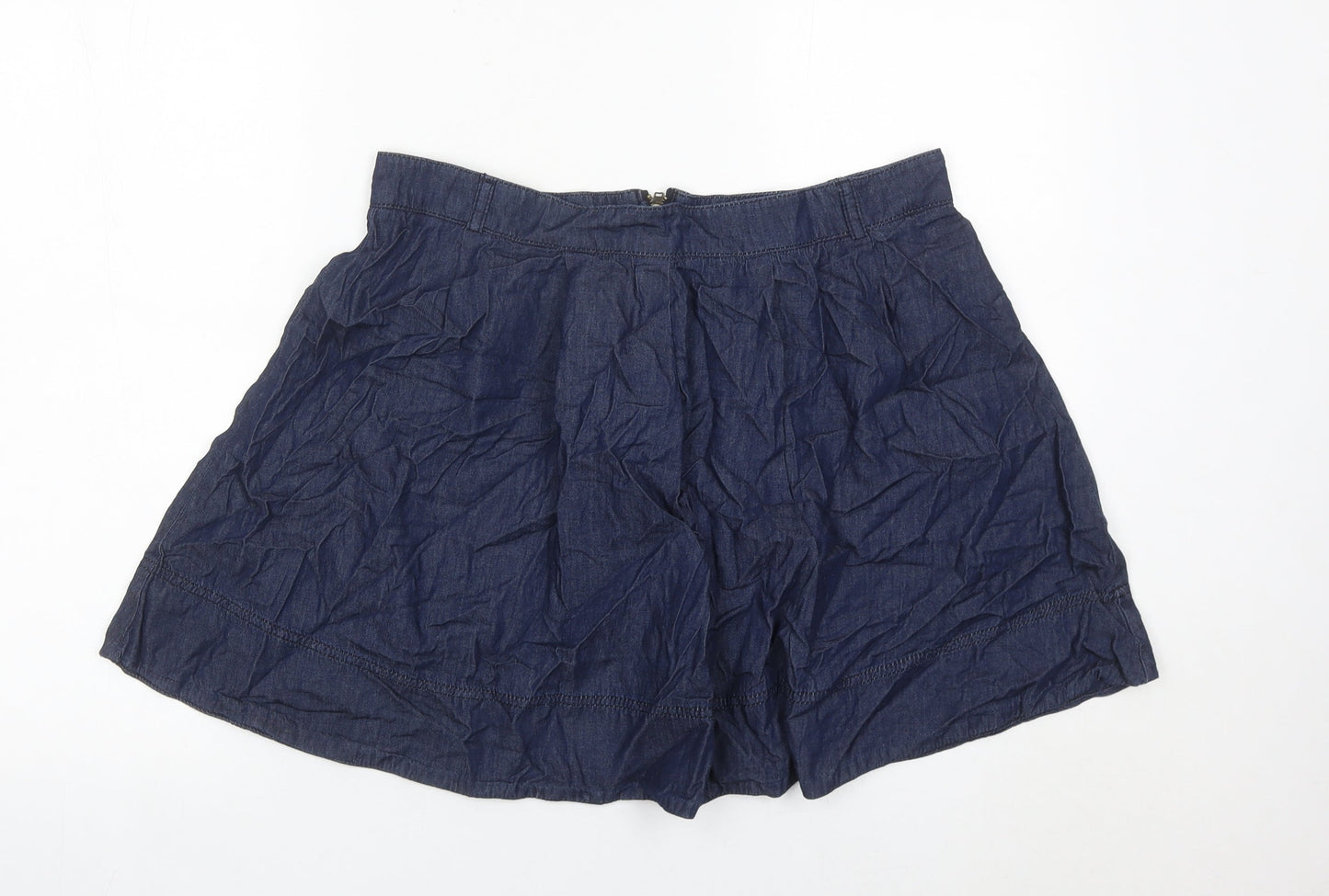 Oasis Women’s Blue Denim A-Line Skirt Size 16 Short Casual