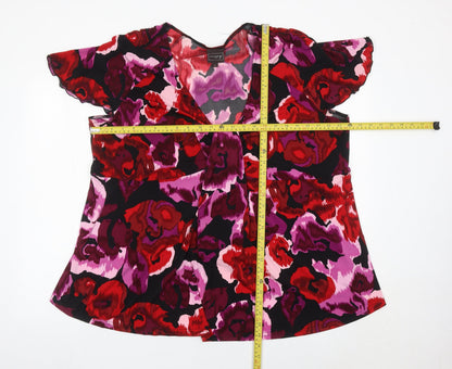 Womens UK Size 18 Ann Harvey Multicoloured Tunic Blouse