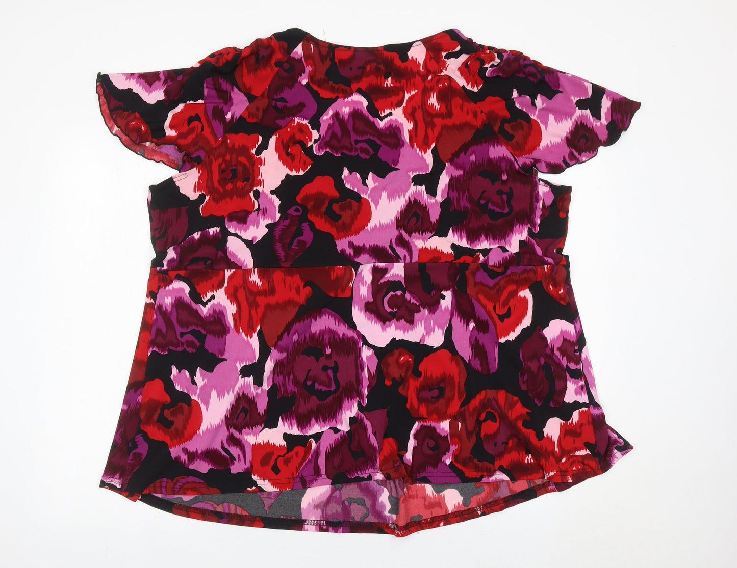 Womens UK Size 18 Ann Harvey Multicoloured Tunic Blouse