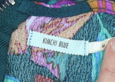 Kimchi Blue Women’s Multicoloured Halter A-Line Dress Size M Floral