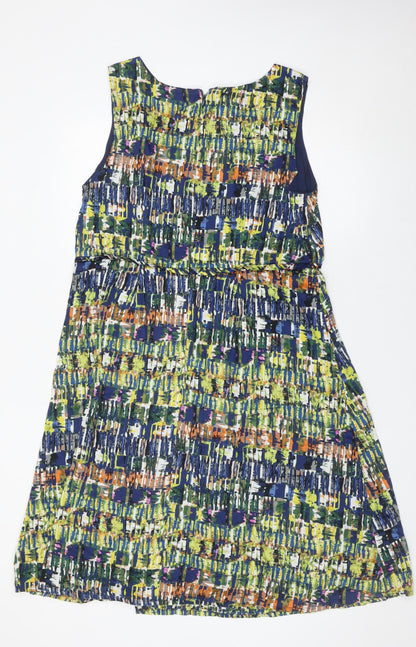 Tu Women’s Multicoloured A-Line Cotton Knee Length Dress Size 18