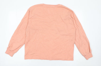 Womens UK Size 12 Fat Face Pink Pullover Jumper