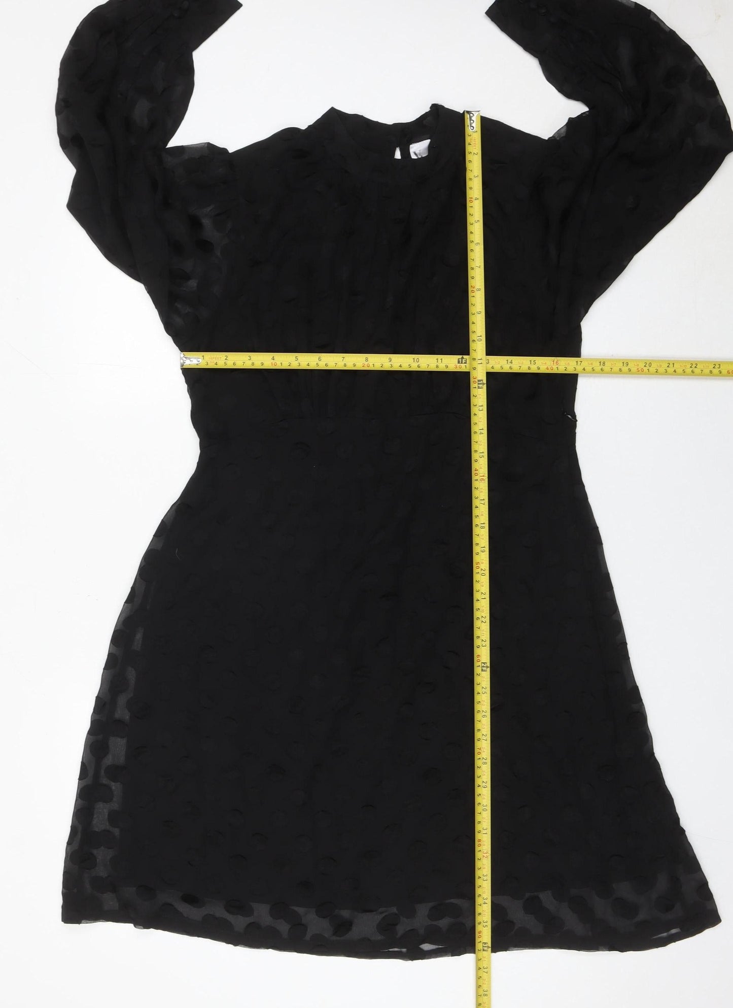 Violet Romance Women Black Size 14 A-Line Knee Length Dress