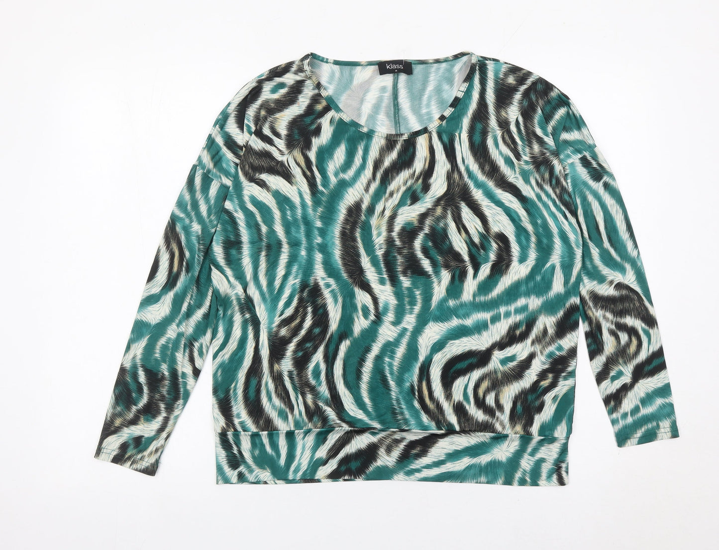 Womens UK Size M Klass Multicoloured Tunic Blouse