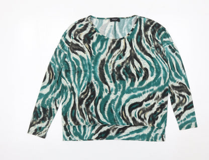 Womens UK Size M Klass Multicoloured Tunic Blouse