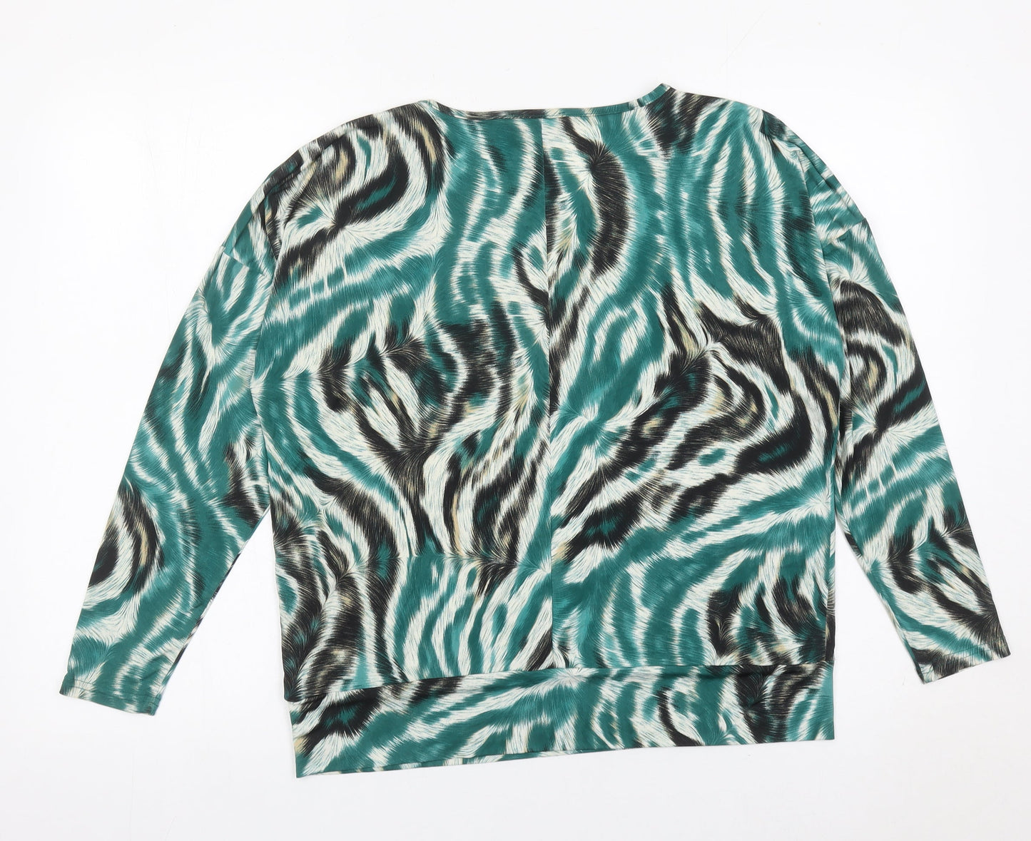 Womens UK Size M Klass Multicoloured Tunic Blouse