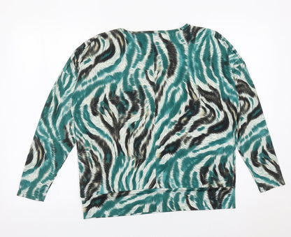 Womens UK Size M Klass Multicoloured Tunic Blouse