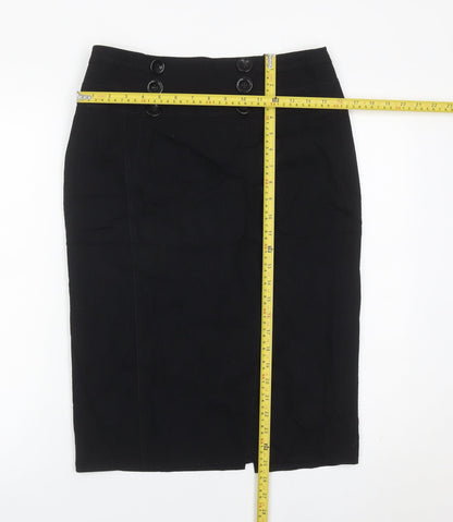 Next Women’s Black Size 10 Pencil Skirt Knee Length Workwear