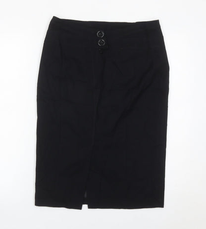 Next Women’s Black Size 10 Pencil Skirt Knee Length Workwear